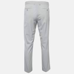 Emporio Armani Grey Virgin Wool Formal Trousers XL
