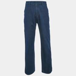 Emporio Armani Navy Blue Denim Workwear Jeans L Waist 35"