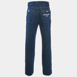 Emporio Armani Navy Blue Denim Workwear Jeans L Waist 35"