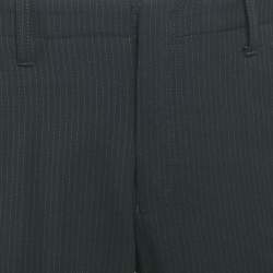 Emporio Armani Black Eteropolitan Line Wool Trousers S