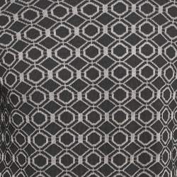 Emporio Armani Grey Patterned Wool Crew Neck Sweatshirt XL 