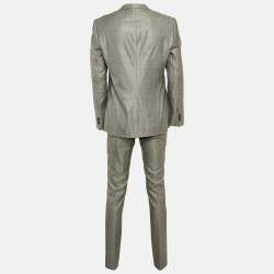 Emporio Armani Grey Wool Tailored Suit L