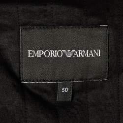 Emporio Armani Black Knit Hooded Jacket & Sweatpants L
