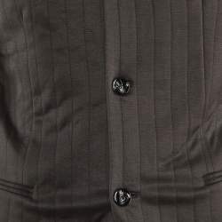 Emporio Armani Black Knit Hooded Jacket & Sweatpants L