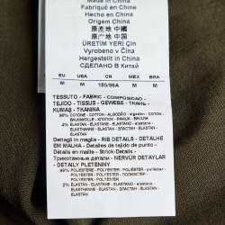 Pre Owned Emporio Armani Dark Green Cotton Polo T-Shirt M