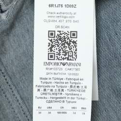 Pre Owned Emporio Armani Blue Denim Jeans L