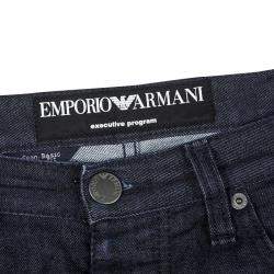 Pre Owned Emporio Armani Indigo Dark Wash Denim Basic Fit Jeans S