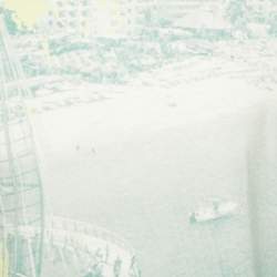 Pre Owned Emporio Armani Green Abstract Print Jersey Crewneck T-Shirt S