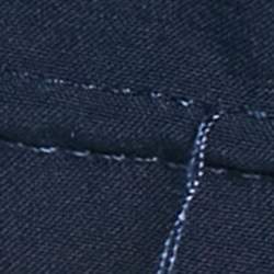 Pre Owned Emporio Armani Blue Logo Print Synthetic Shorts S