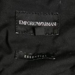 Pre Owned Emporio Armani Black Cotton Formal Pants XXL