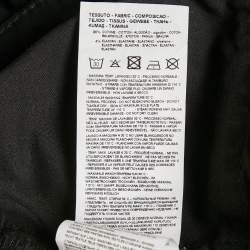 Pre Owned Emporio Armani Black Cotton Formal Pants XXL