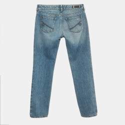 Pre Owned Emporio Armani Blue Denim Roby Jeans S Waist 32"