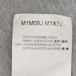 Pre Owned Emporio Armani Grey Jersey Polo T-Shirt XXL