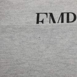 Pre Owned Emporio Armani Grey Jersey Polo T-Shirt XXL