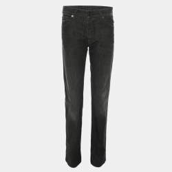 مملوكة مسبقًا Emporio Armani Black Stretch Denim Jude Sexy Fit Jeans S