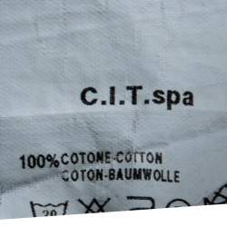 Pre Owned Emporio Armani Grey and Blue Chevron Pattern Striped Long Sleeve Shirt 3XL