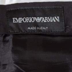 Pre Owned Emporio Armani Navy Blue Wool Tailored Formal Trousers 4 XL