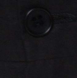 Pre Owned Emporio Armani Black Cotton Regular Fit Trousers XL