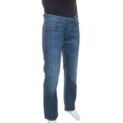 Pre Owned Emporio Armani Blue Denim Jude Jeans L