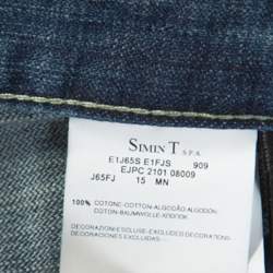 Pre Owned Emporio Armani Blue Denim Jude Jeans L