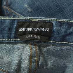 Pre Owned Emporio Armani Blue Denim Jude Jeans L