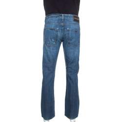 Pre Owned Emporio Armani Blue Denim Jude Jeans L