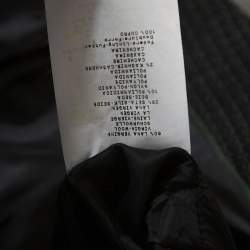 Pre Owned Emporio Armani Black Wool Knit David Line Blazer 3XL