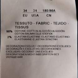 Pre Owned Emporio Armani Dark Grey Overdyed Denim Slim Fit Jeans L