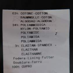 Pre Owned Emporio Armani Black Diamond Pattern Velvet Jude Line Jacket L