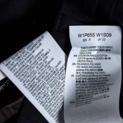 Pre Owned Emporio Armani Navy Blue Knit Pants M