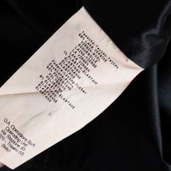 Pre Owned Emporio Armani Charcoal Grey Wool Matt Line Tuxedo Vest L