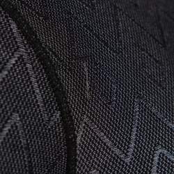 Pre Owned Emporio Armani Black Patterned Knit Long Sleeve T-Shirt L