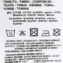 Pre Owned Emporio Armani White Cotton Contrast Trim Polo T-Shirt 3XL