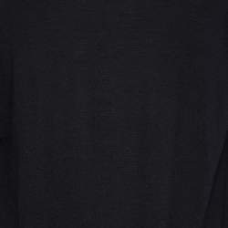 Pre Owned Emporio Armani Dark Blue Knit Crew Neck Jumper XL