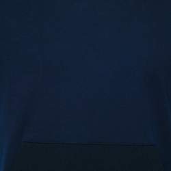 مملوكة مسبقًا Emporio Armani Navy Blue Cotton Crew Neck T-Shirt M