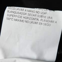 Pre Owned Emporio Armani Black Printed Cotton T-Shirt XL