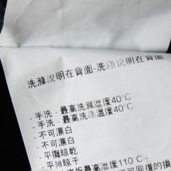 Pre Owned Emporio Armani Black Printed Cotton T-Shirt XL