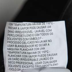 Pre Owned Emporio Armani Black Crepe Trousers M