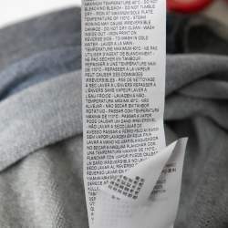 Pre Owned Emporio Armani Grey Ombre Effect Wool Sweater XL