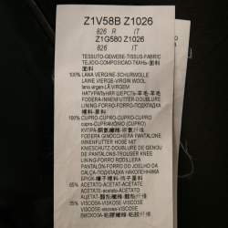 Pre Owned Emporio Armani Plum Purple Wool Single-Breasted Suit L