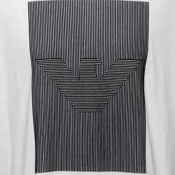 Pre Owned Emporio Armani White Logo Flock Print Cotton Crew Neck T-Shirt 3XL