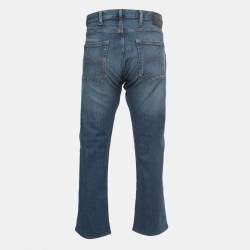 Emporio Armani Blue Denim Straight Fit Jeans XXL/Waist 39"