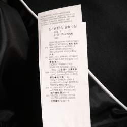 Pre Owned Emporio Armani Black Wool Josh Line Suit L