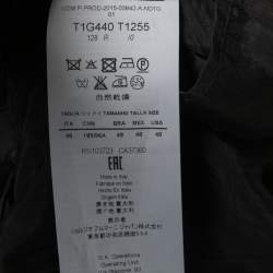 Pre Owned Emporio Armani Grey Wool Blend Cut-Out Detail Single Breasted Blazer M 