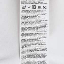 Pre Owned Emporio Armani White Logo Print Cotton Crew Neck T-Shirt L