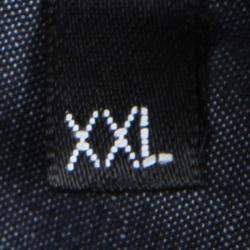 Pre Owned Emporio Armani Blue Contrast Front Yoke Button Front Long Sleeve Shirt XXL