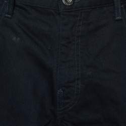 Emporio Armani Black Cotton Denim Shorts XL/Waist 38"