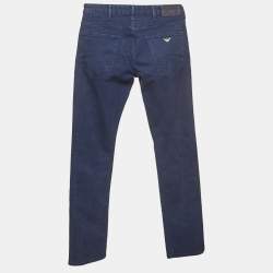 Emporio Armani Navy Blue Denim Slim Fit Jeans M Waist 30"