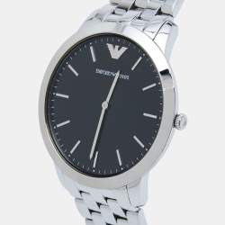 Emporio Armani Black Stainless Steel Retro AR1744 Men's Wristwatch 41 mm