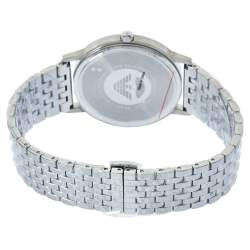 Pre Owned Emporio Armani Grey Stainless Steel AR11068 Men's Wristwatch 41 mm